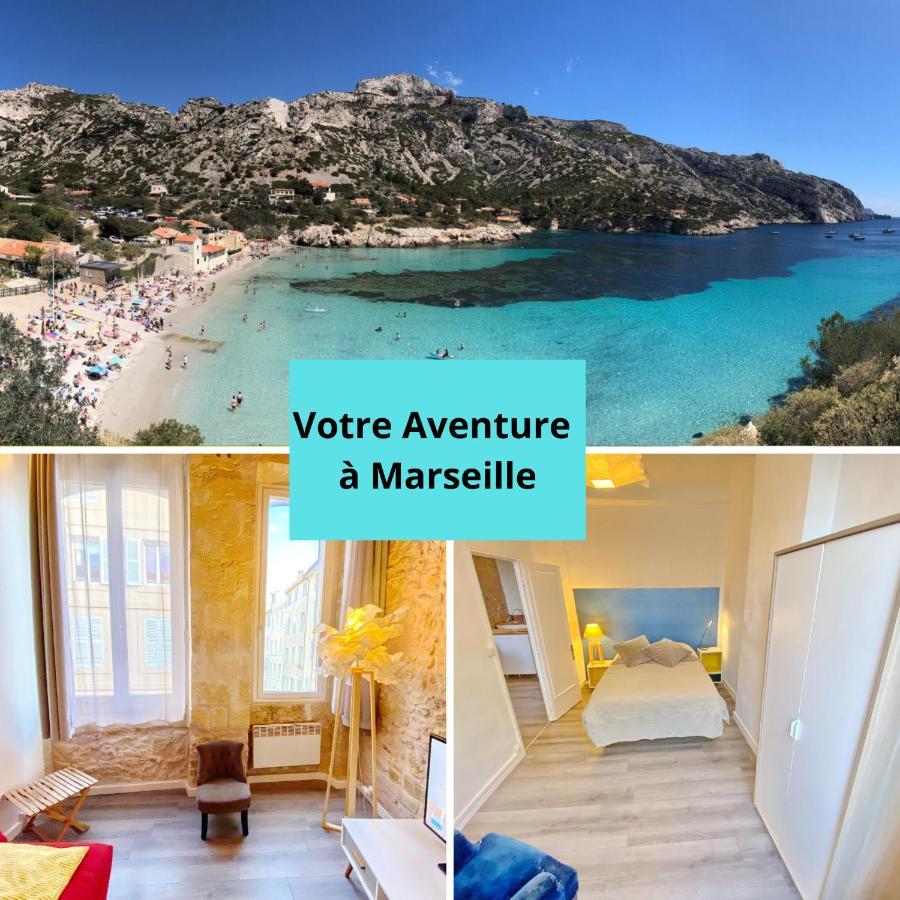 Vieux Port Proximite Panier Clim Central Cachet Marsella Exterior foto