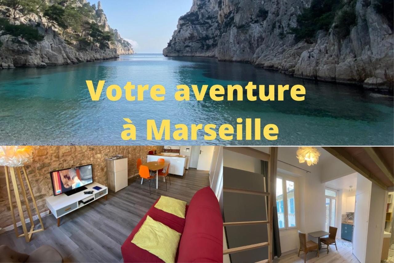 Vieux Port Proximite Panier Clim Central Cachet Marsella Exterior foto