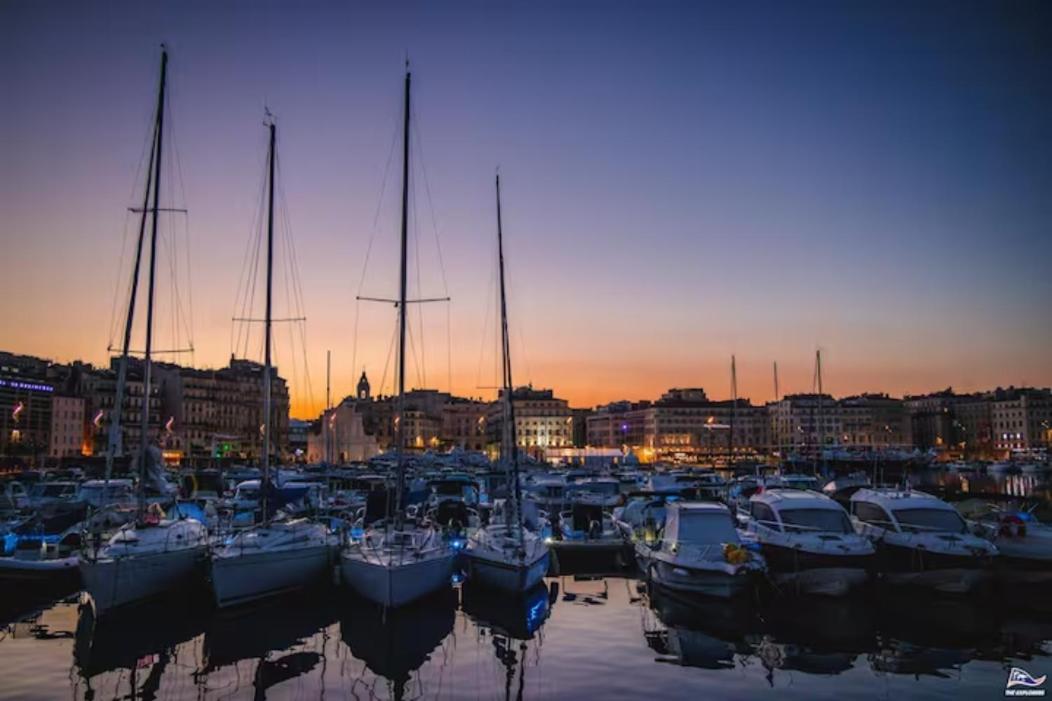 Vieux Port Proximite Panier Clim Central Cachet Marsella Exterior foto