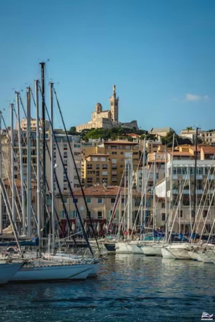 Vieux Port Proximite Panier Clim Central Cachet Marsella Exterior foto